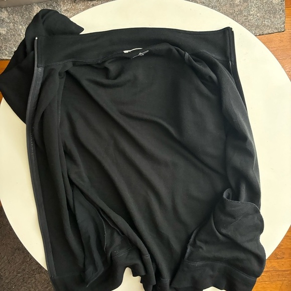 Untouched World New Zealand Men’s Sport Jacket Full Zip Merino Wool Black - Picture 8 of 10